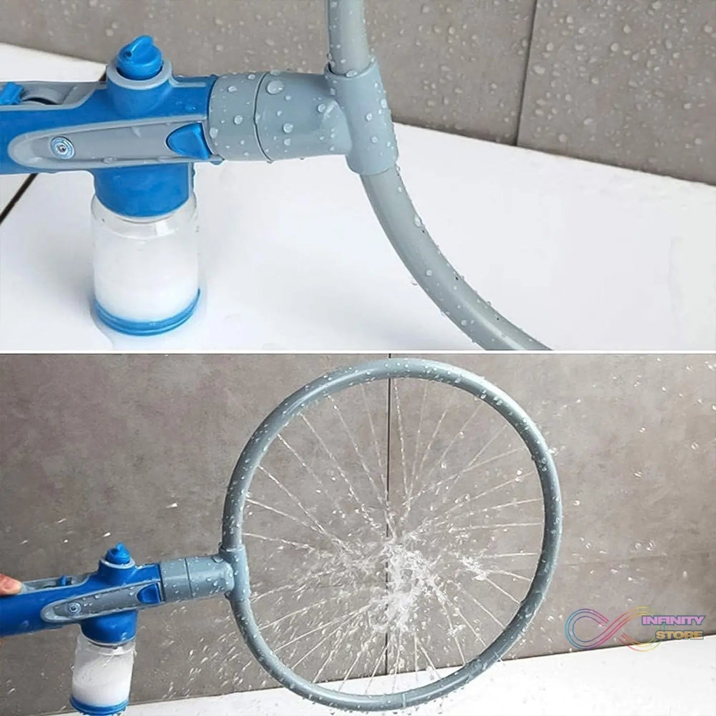 Pet Shower Sprayer, Cat Dog Grooming Bath Massager, With Microfiber Glove (1 Set) - infinityexculsivestore.com