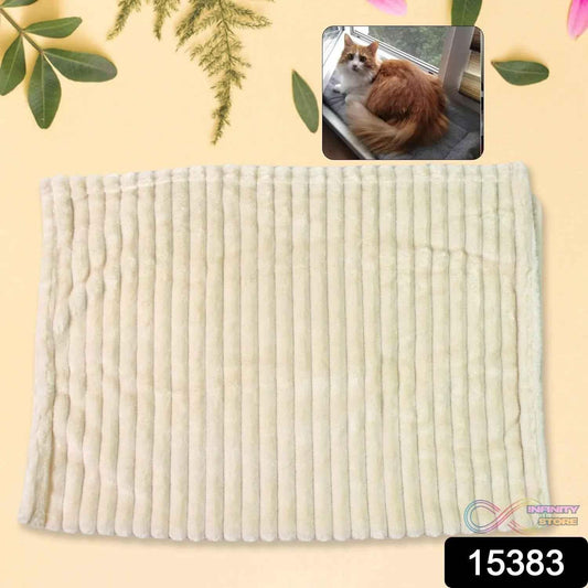 Pet Soft Cat Dog Blanket / Towel Soft Warm Sleep Mat (70×50 Cm / 1 Pc / Mix Color & Design) - infinityexculsivestore.com