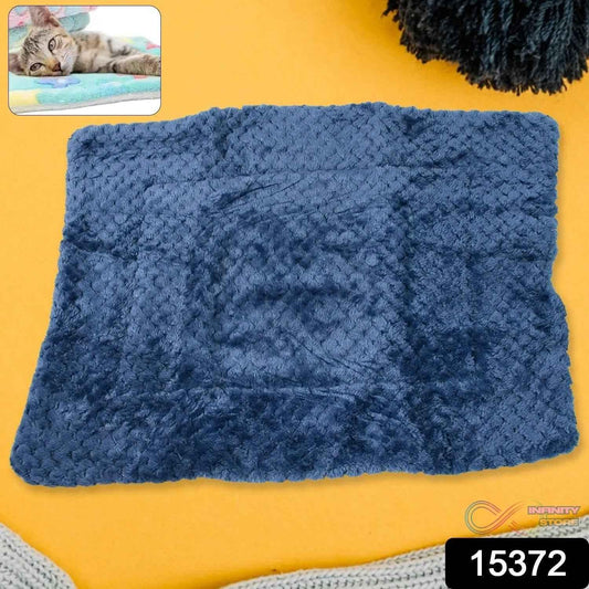 Pet Soft Cat Dog Towel, Warm Sleep Mat (50Γ37 Cm / 1 Pc / Mix Color & Design) - infinityexculsivestore.com
