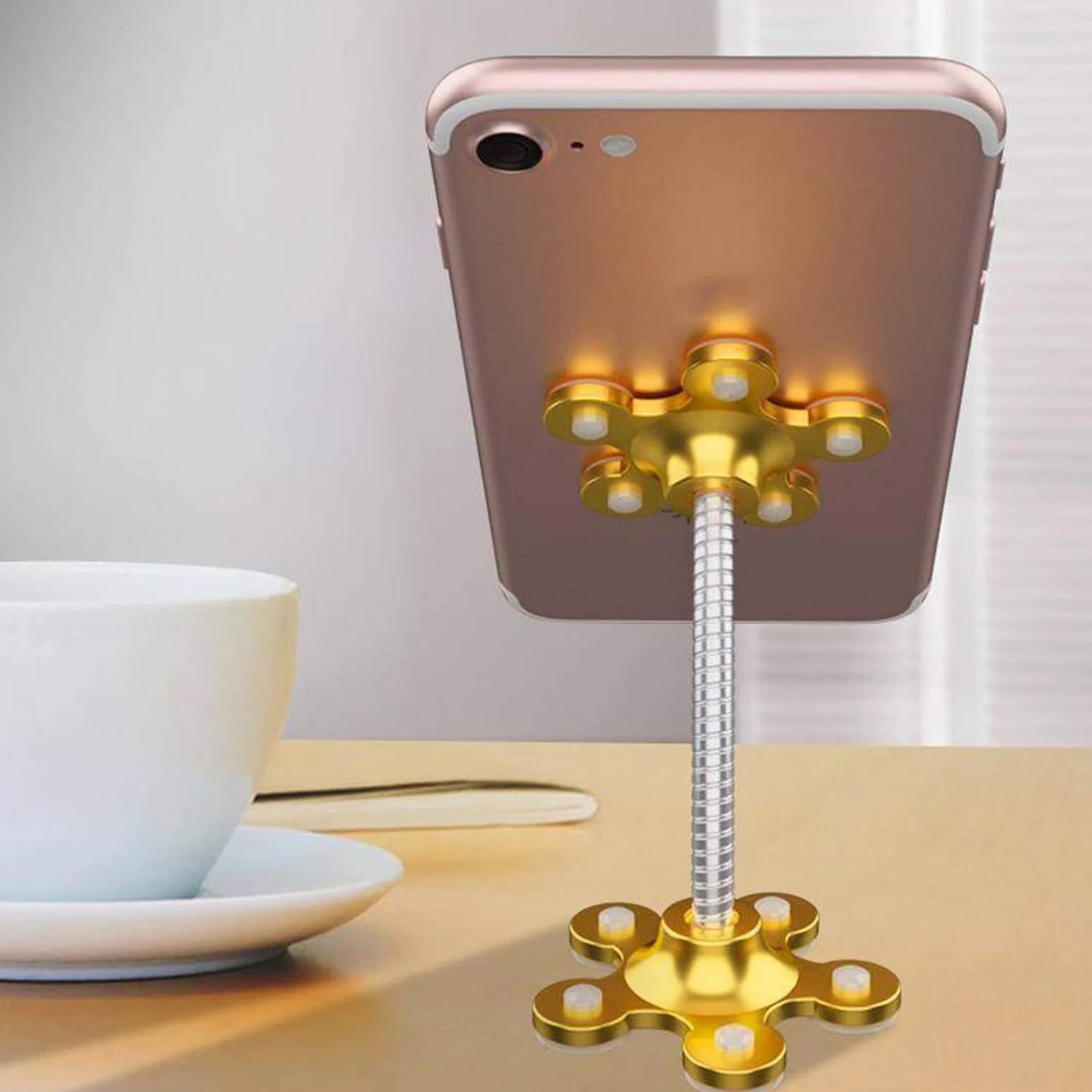 Phone Holder Car & Mount Sucker Stand vip stand (Multicolored With Box)) - infinityexculsivestore.com