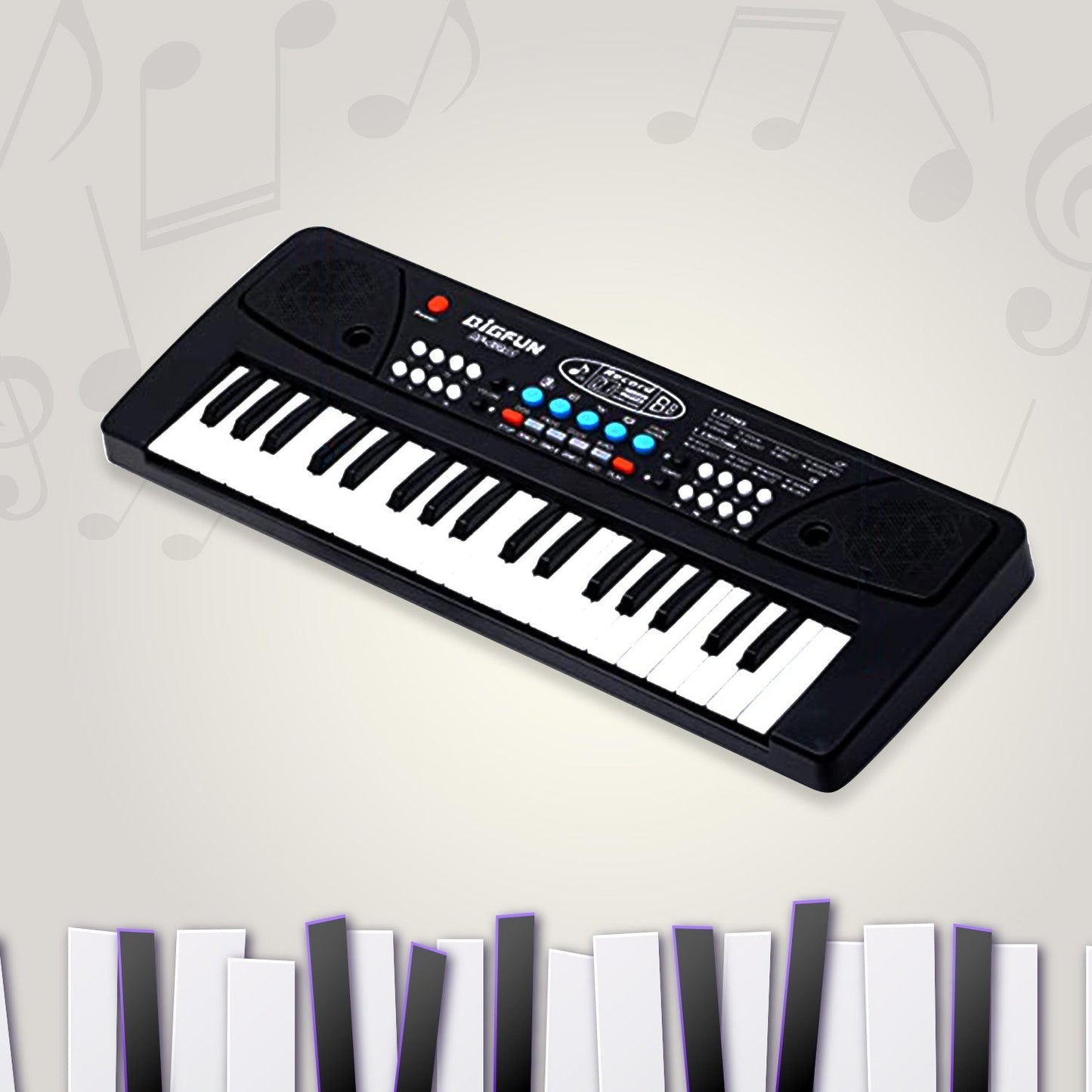 Piano Musical Keyboard With Mic 37 Music Key Keyboard For Kids Toy - infinityexculsivestore.com