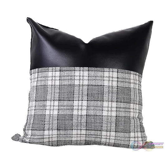 Pillow Covers Cushion Cases Soft Leather and Cotton (23 Γ 22 Inch / 1 Pair / 2 Pc) - infinityexculsivestore.com