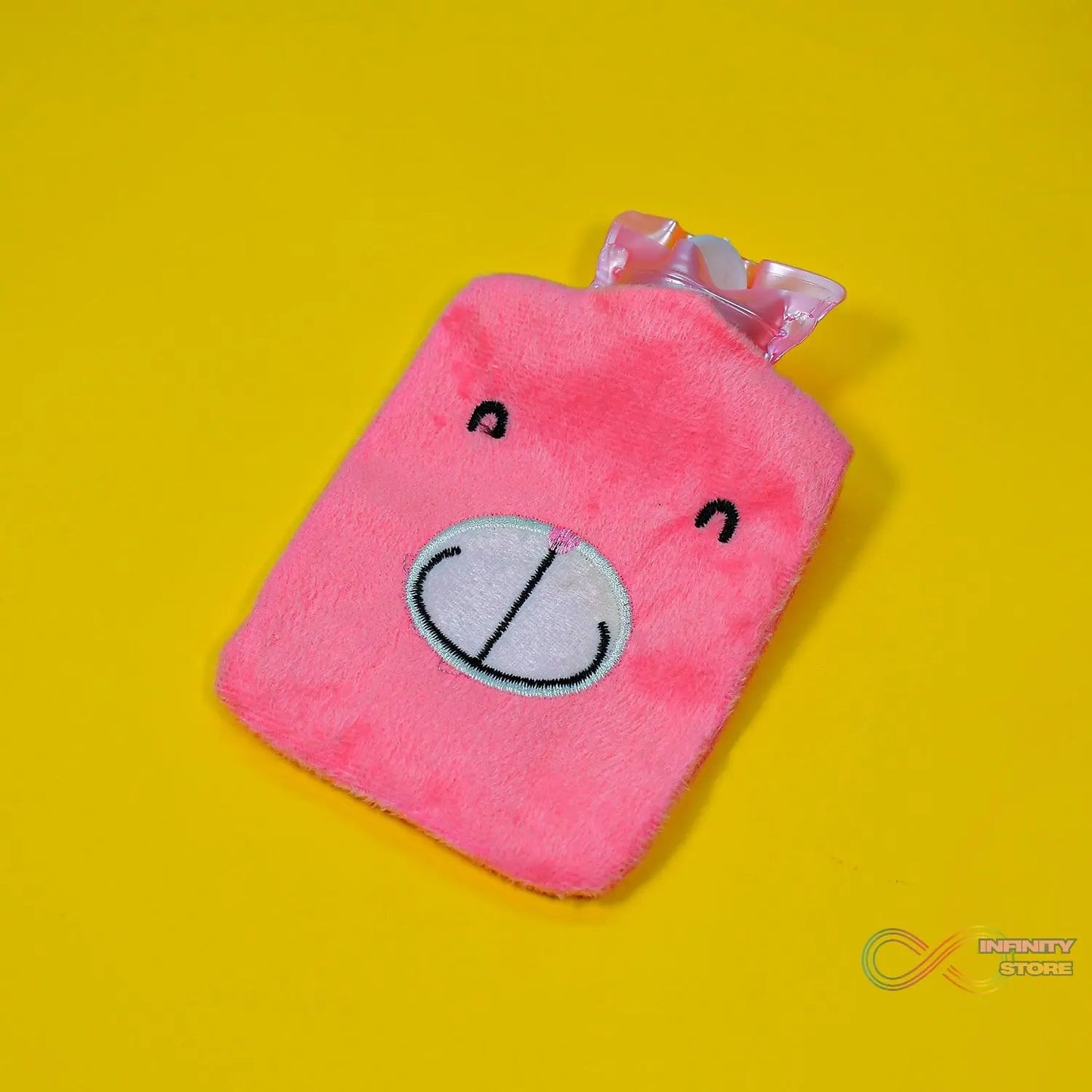 Pink small Hot Water Bag with Cover for Pain Relief, Neck, Shoulder Pain and Hand, Feet Warmer, Menstrual Cramps. - infinityexculsivestore.com
