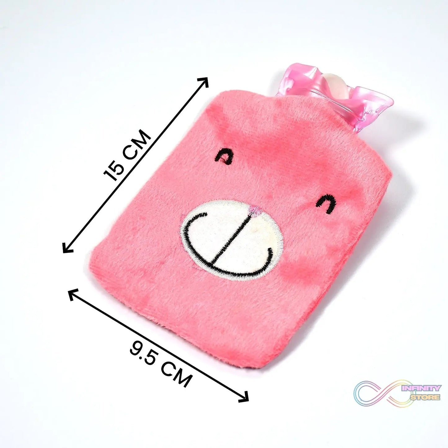 Pink small Hot Water Bag with Cover for Pain Relief, Neck, Shoulder Pain and Hand, Feet Warmer, Menstrual Cramps. - infinityexculsivestore.com