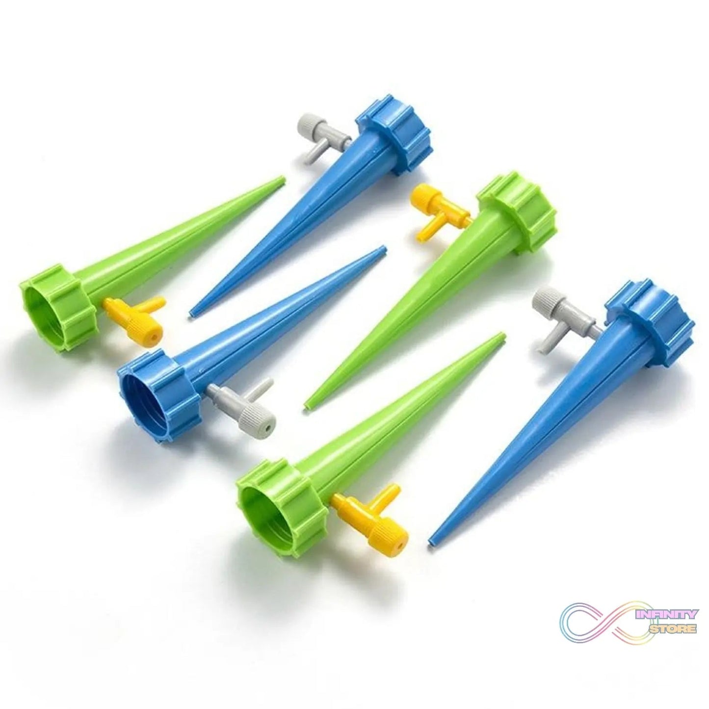 Plant Watering Spikes self Watering Spikes Water dripper for Plants, Adjustable Plant Watering Devices with Slow Release Control Valve Switch - infinityexculsivestore.com