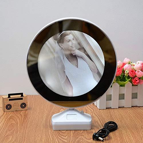 Plastic 2 in 1 Mirror Come Photo Frame with Led Light - infinityexculsivestore.com