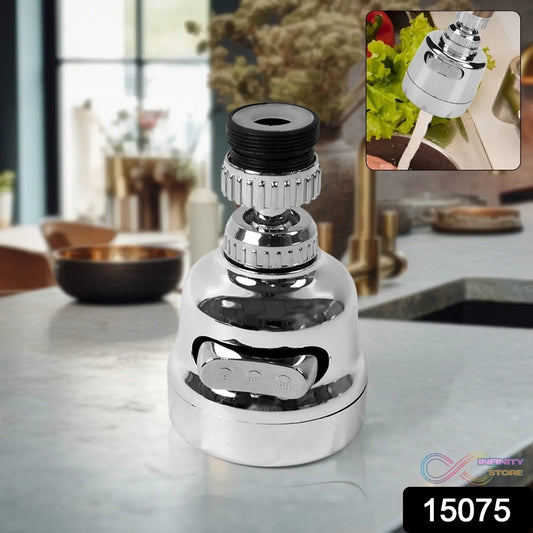 Plastic 360 Degree Rotating Water - Saving Faucet Sprayer Head (3.5 Inch) - infinityexculsivestore.com