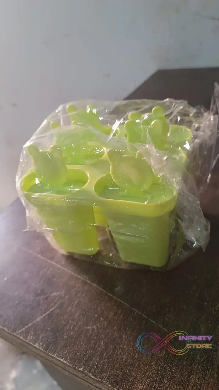 Plastic 6 Grid / Compartment Popsicle Ice Cream Mold (1 Pc) - infinityexculsivestore.com