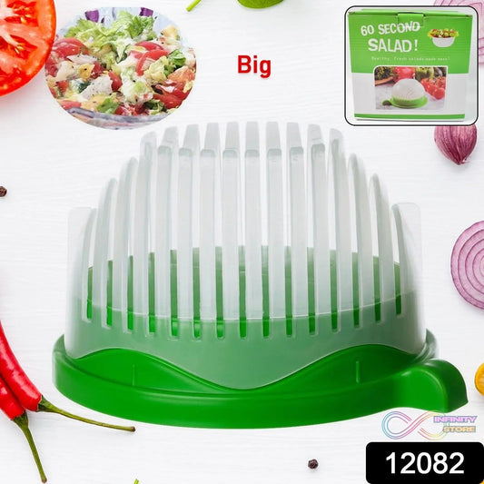 Plastic 60 Seconds Salad Cutter Salad Maker Salad Bow (1 Pc) - infinityexculsivestore.com