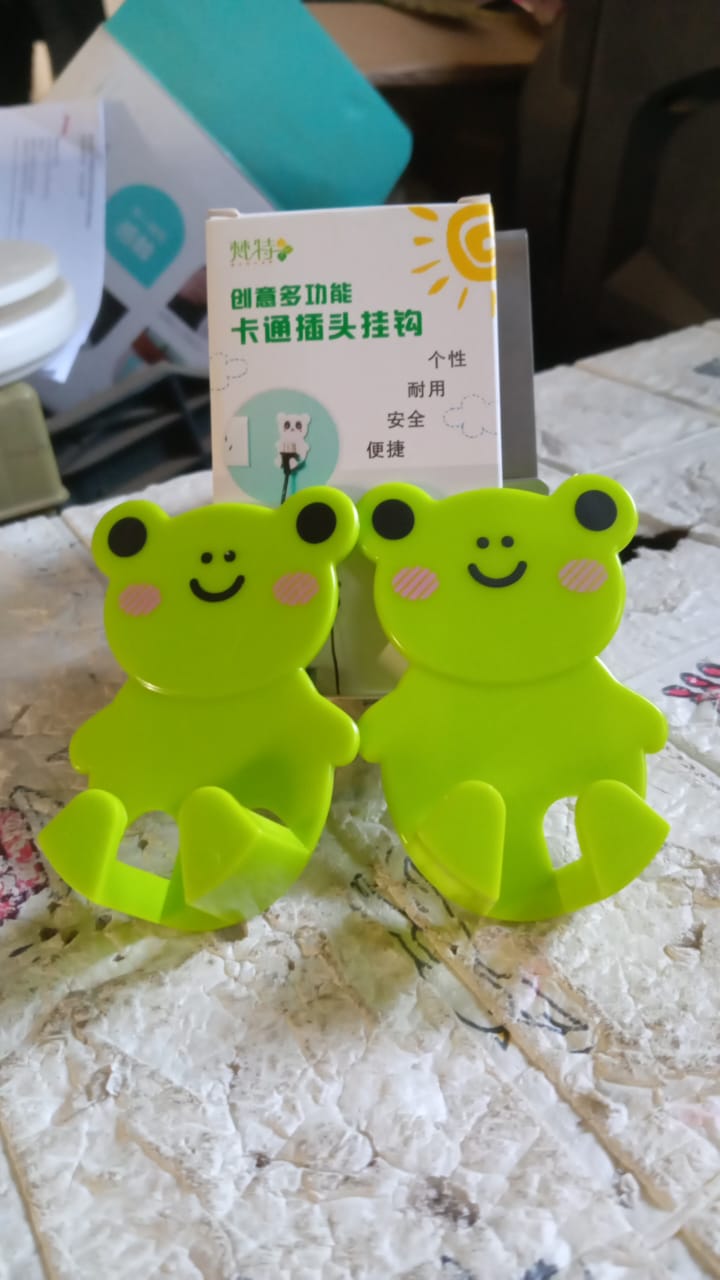 Plastic Adhesive Cable Plug Hook Bathroom Power Plug Socket Holder for office, home and restaurant use 2 pc Set - infinityexculsivestore.com