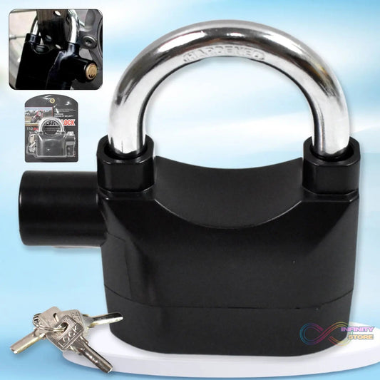 Plastic Body Waterproof Siren Alarm Smart Alarm Lock & 3 Keys (1 Set) - infinityexculsivestore.com