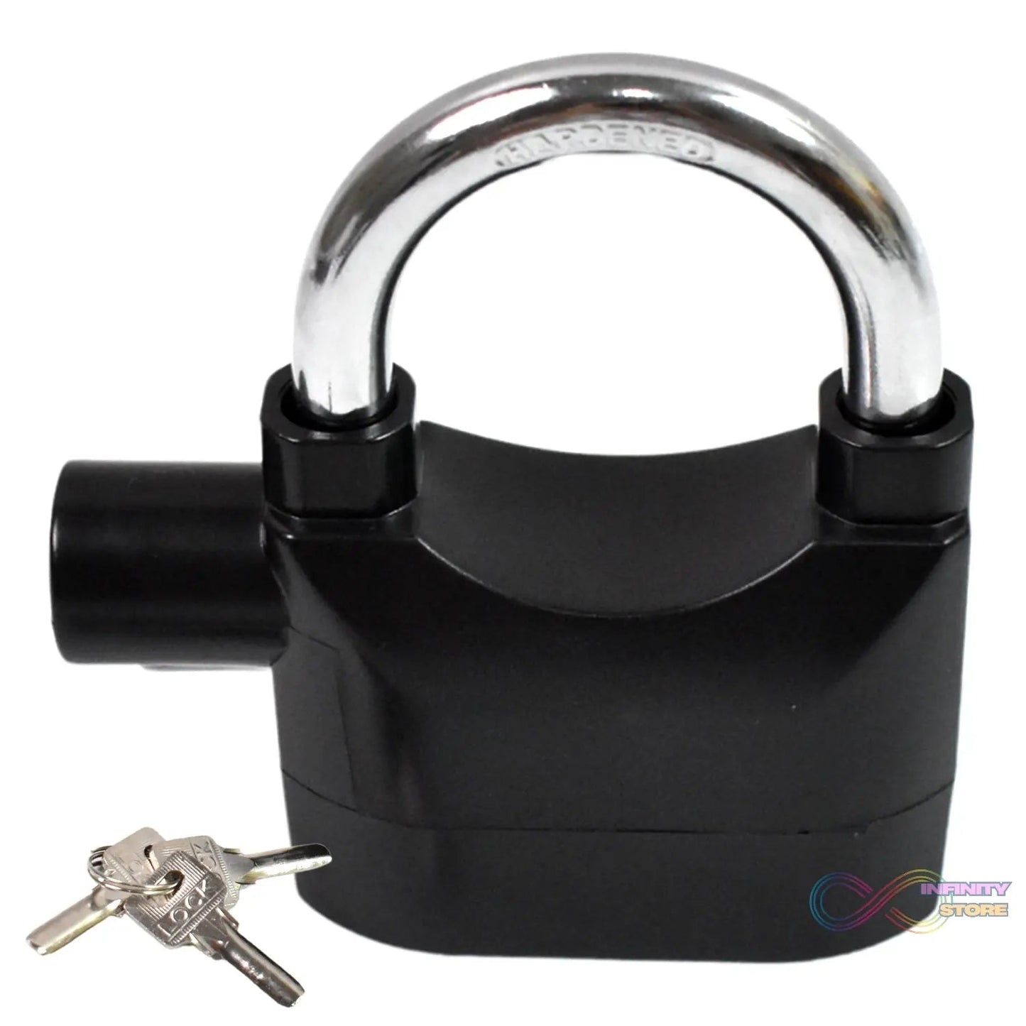 Plastic Body Waterproof Siren Alarm Smart Alarm Lock & 3 Keys (1 Set) - infinityexculsivestore.com