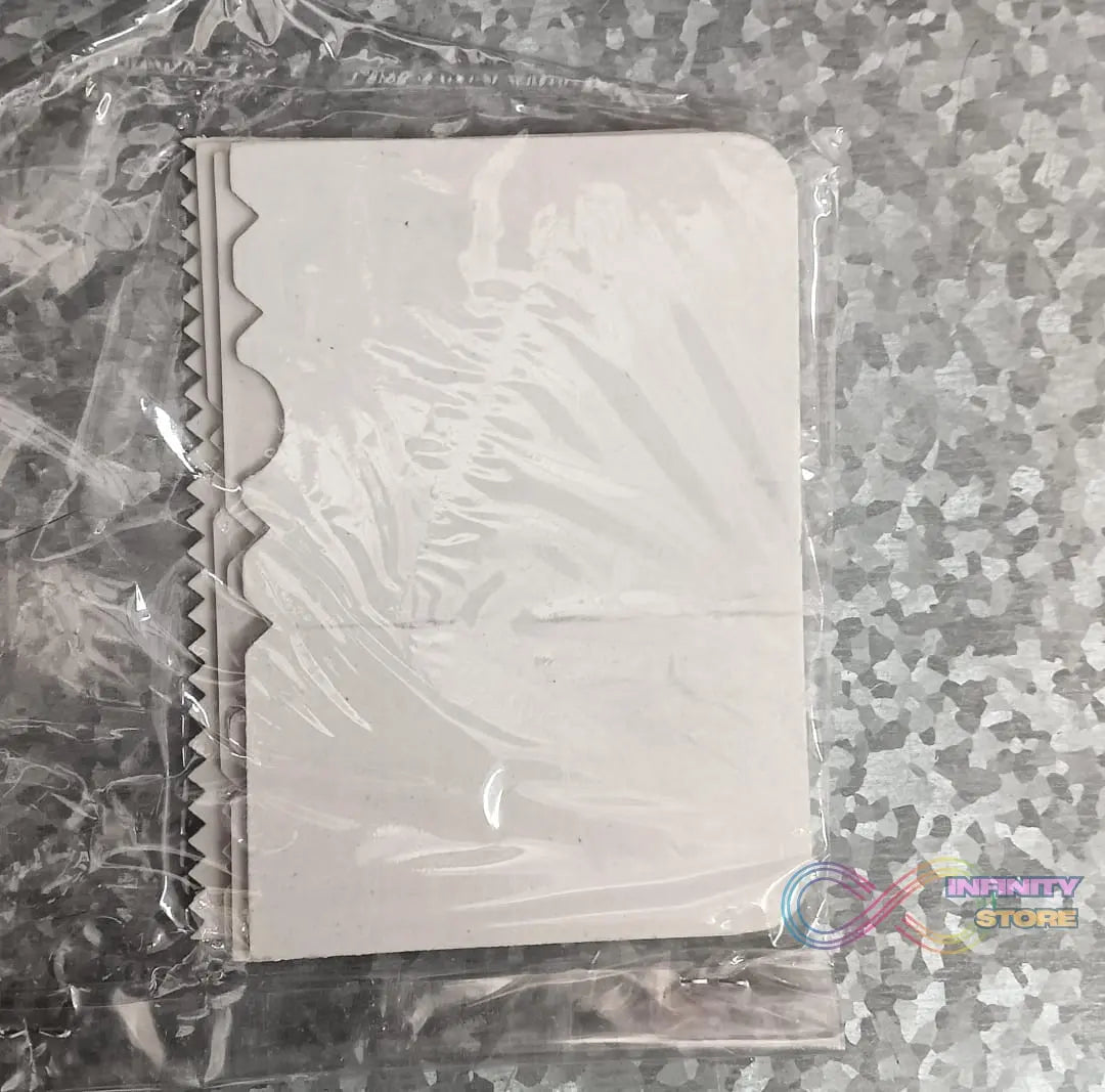 Plastic Cake Scraper Cake Decorating Pastry Baking Tool (4 Pcs Set) - infinityexculsivestore.com