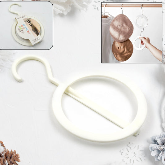 Plastic Circle hanger Hat, Closet, Joint Hanger, Rings Hanger, Hat Storage, Towel, Hanger Hook, Bag Hanger Storage for Wall, Door, Closet, Bathroom (1 Pc) - infinityexculsivestore.com