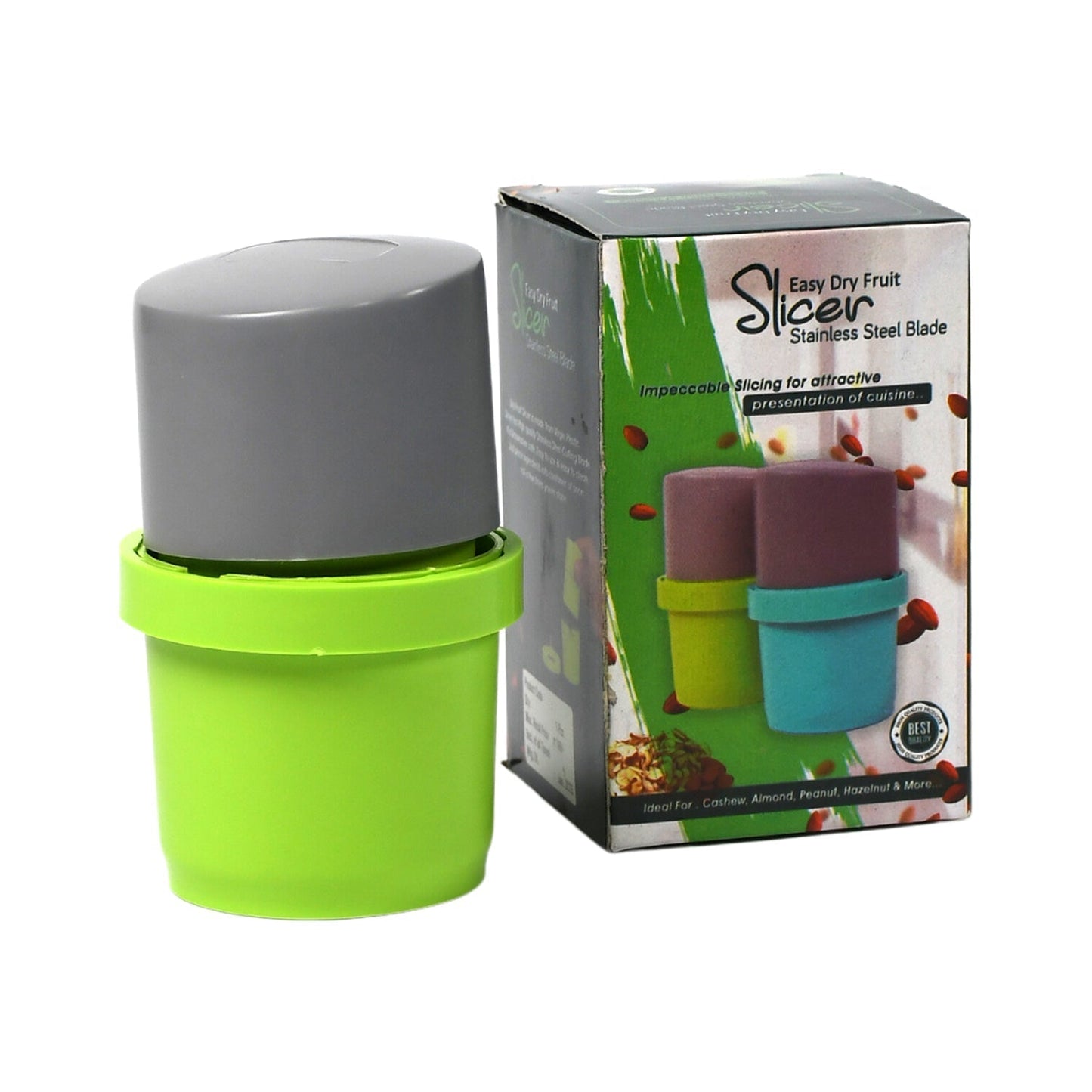 Plastic Dry Fruit and Paper Mill Grinder Slicer - 3 - in - 1 Blade for Chocolate and Butter, Standard, Multicolor - infinityexculsivestore.com