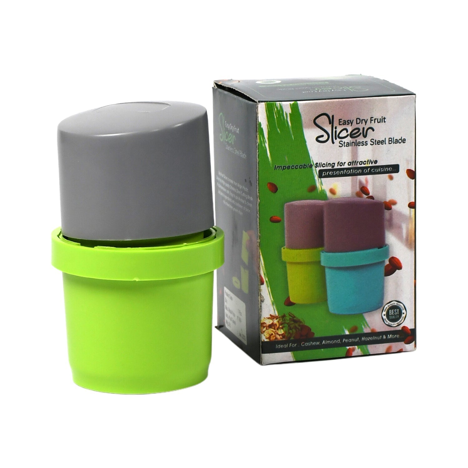 Plastic Dry Fruit and Paper Mill Grinder Slicer - 3 - in - 1 Blade for Chocolate and Butter, Standard, Multicolor - infinityexculsivestore.com