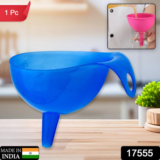 Plastic Funnel For Pouring Oil, Sauce, Water, Juice Cooking Oil, Powder, Small Food - Grains Food Grade Plastic Funnel (1 Pc) - infinityexculsivestore.com