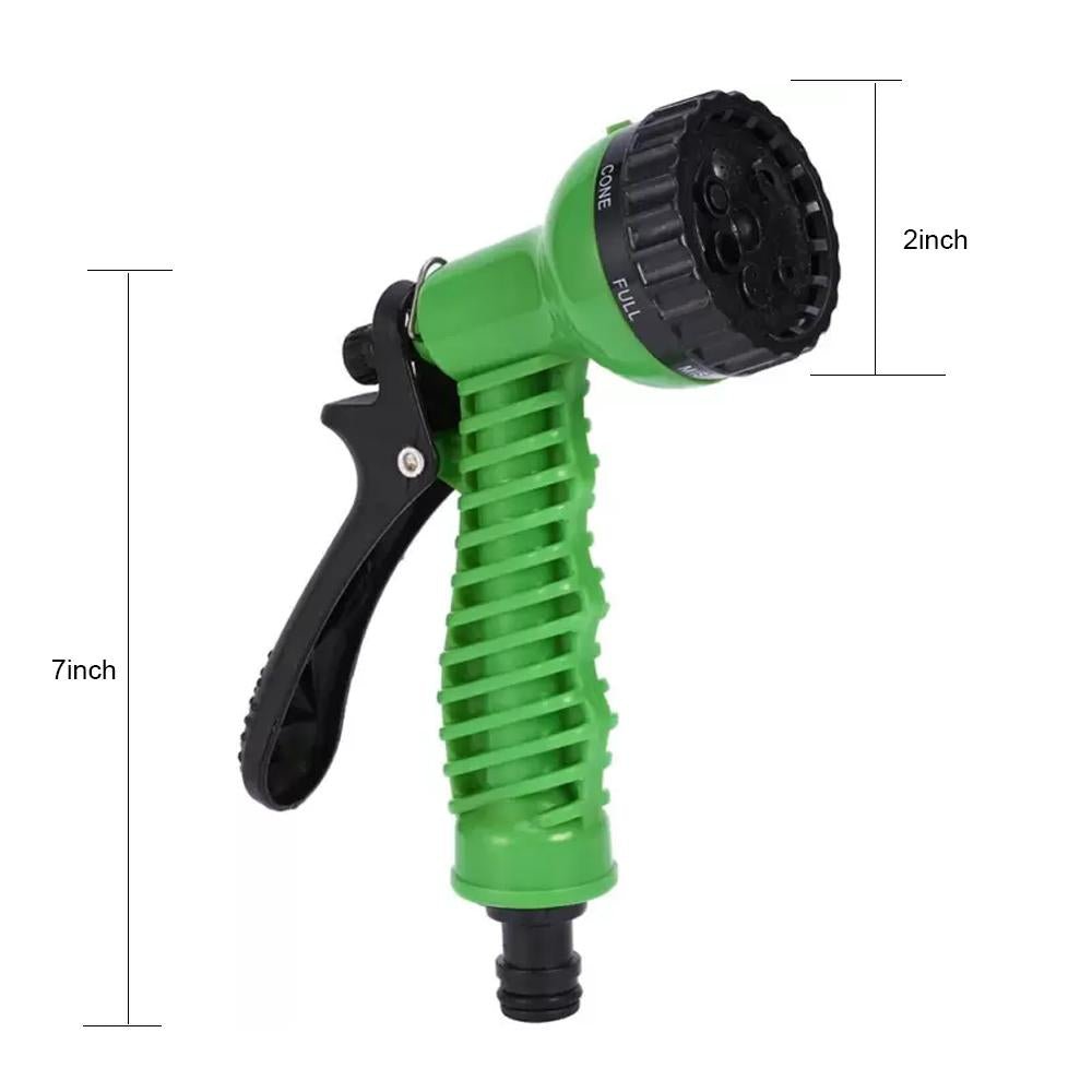 Plastic Garden Hose Nozzle Water Spray Gun Connector Tap Adapter Set - infinityexculsivestore.com