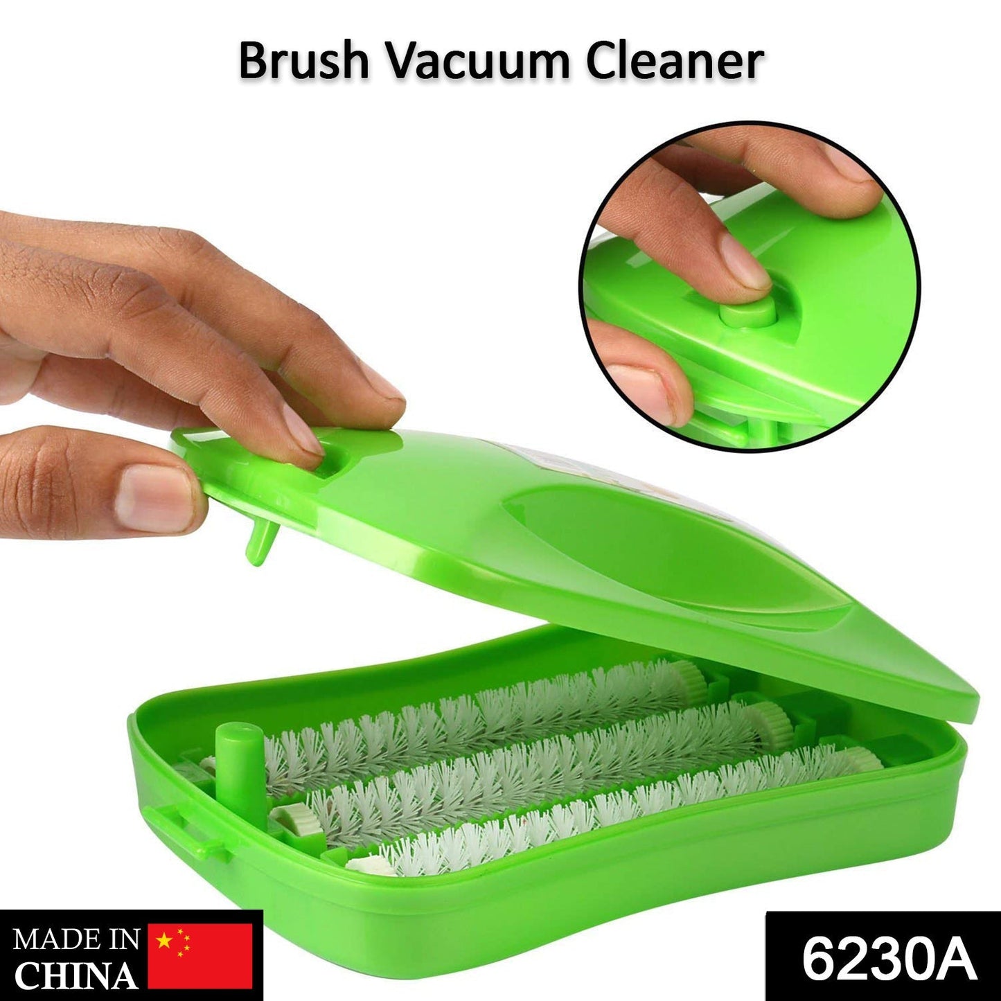 Plastic Handheld Carpet Roller Brush Cleaning with Dust Crumb Collector, Wet, and Dry Brush - infinityexculsivestore.com