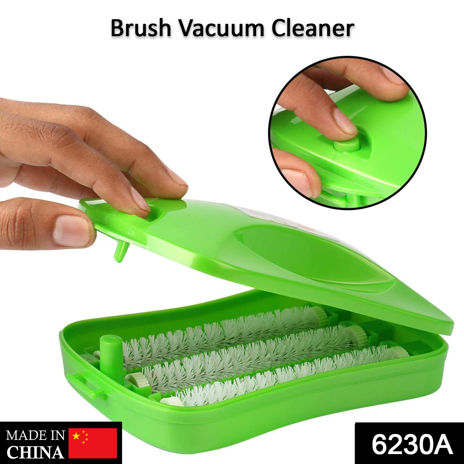 Plastic Handheld Carpet Roller Brush Cleaning with Dust Crumb Collector, Wet, and Dry Brush - infinityexculsivestore.com