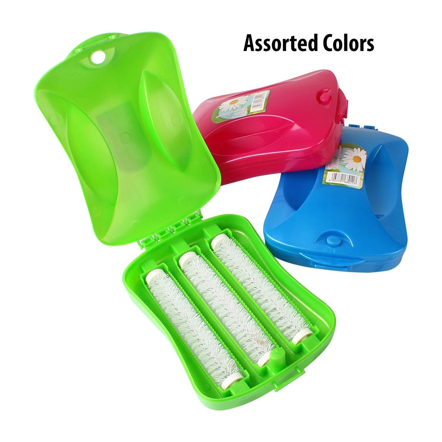 Plastic Handheld Carpet Roller Brush Cleaning with Dust Crumb Collector, Wet, and Dry Brush - infinityexculsivestore.com