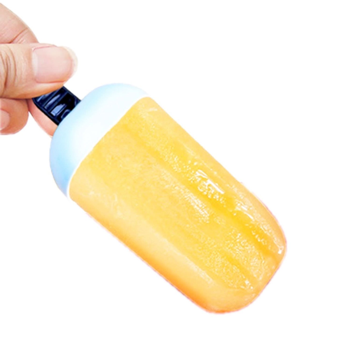 Plastic Ice Candy Maker Kulfi Maker Moulds Set with 6 Cups (Multicolour) - infinityexculsivestore.com