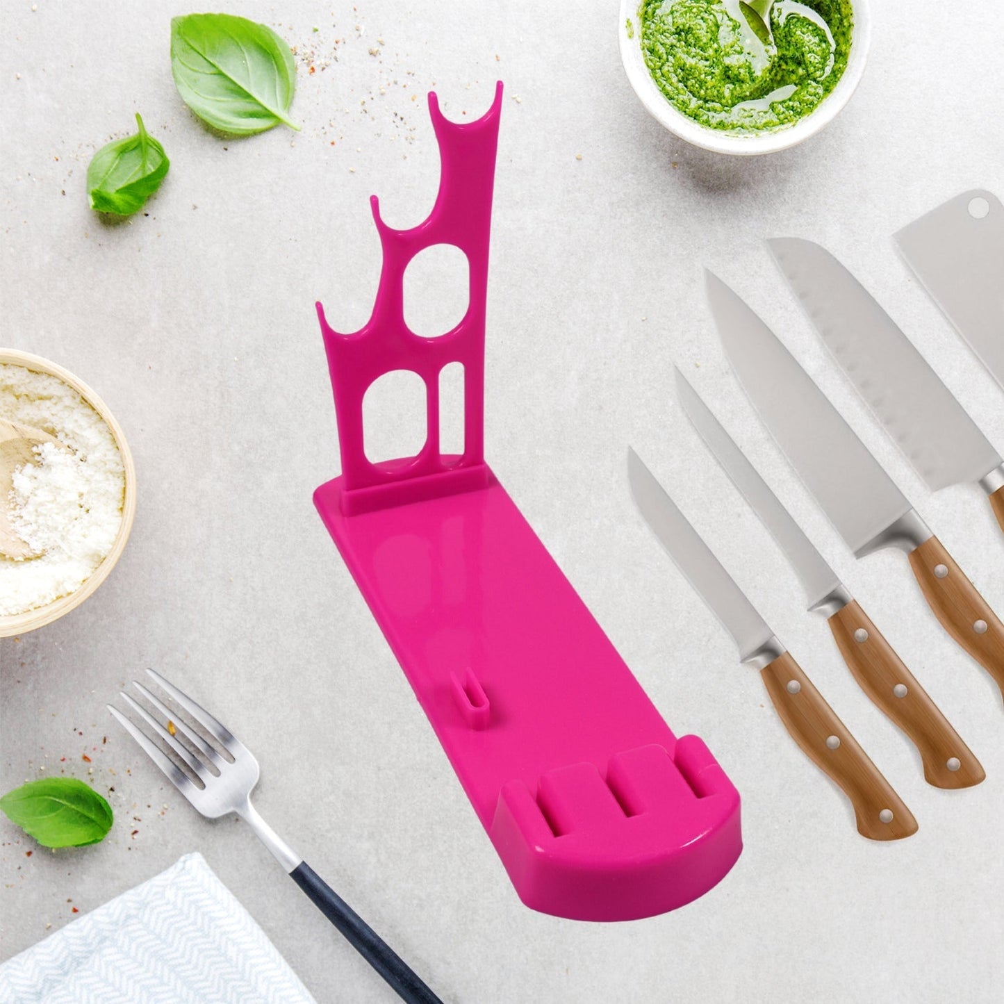 Plastic Kitchen Knife Stand Best Kitchen Knife Stand Multifunction Knife Holder - infinityexculsivestore.com
