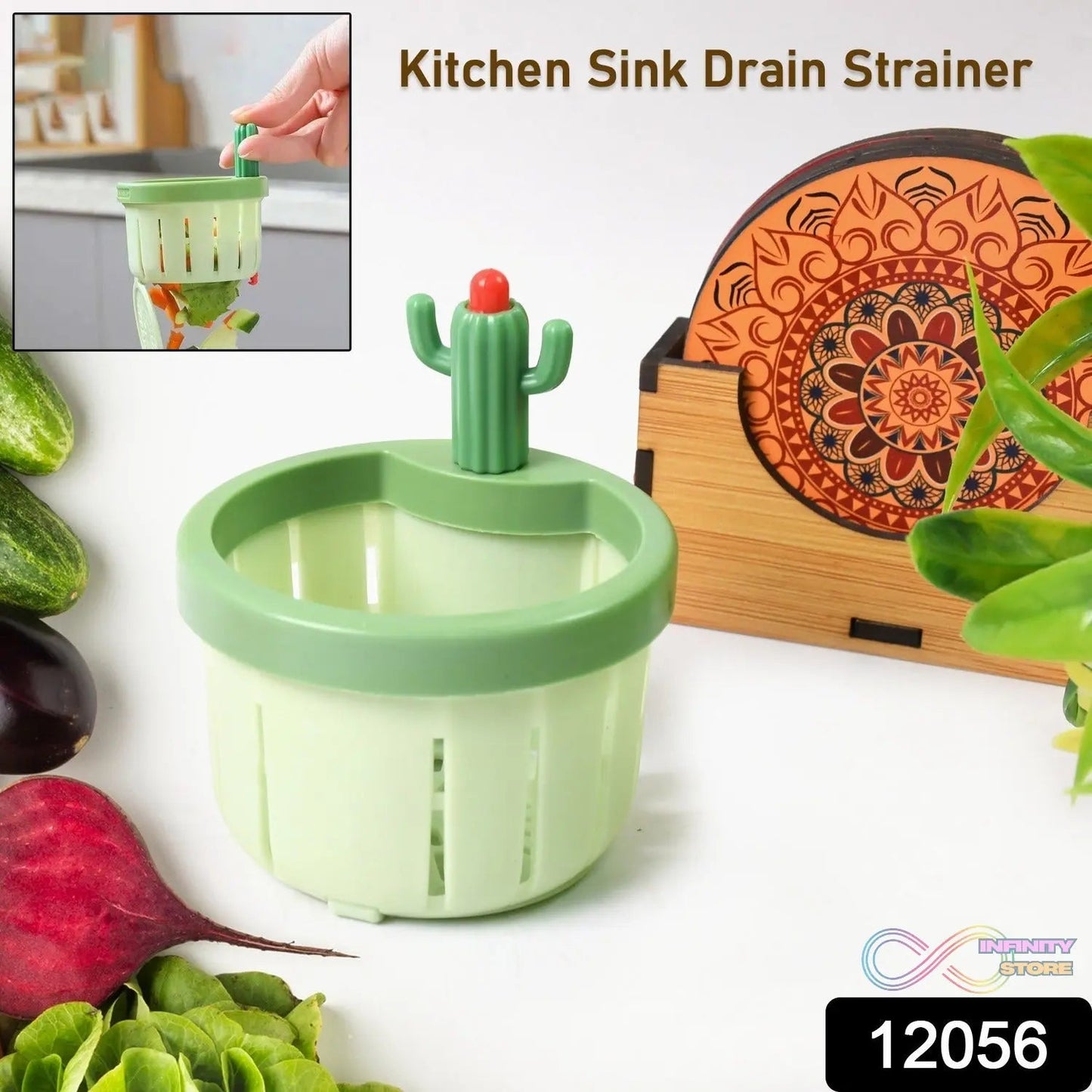 Plastic Kitchen Sink Drain Strainer (1 Pc) - infinityexculsivestore.com