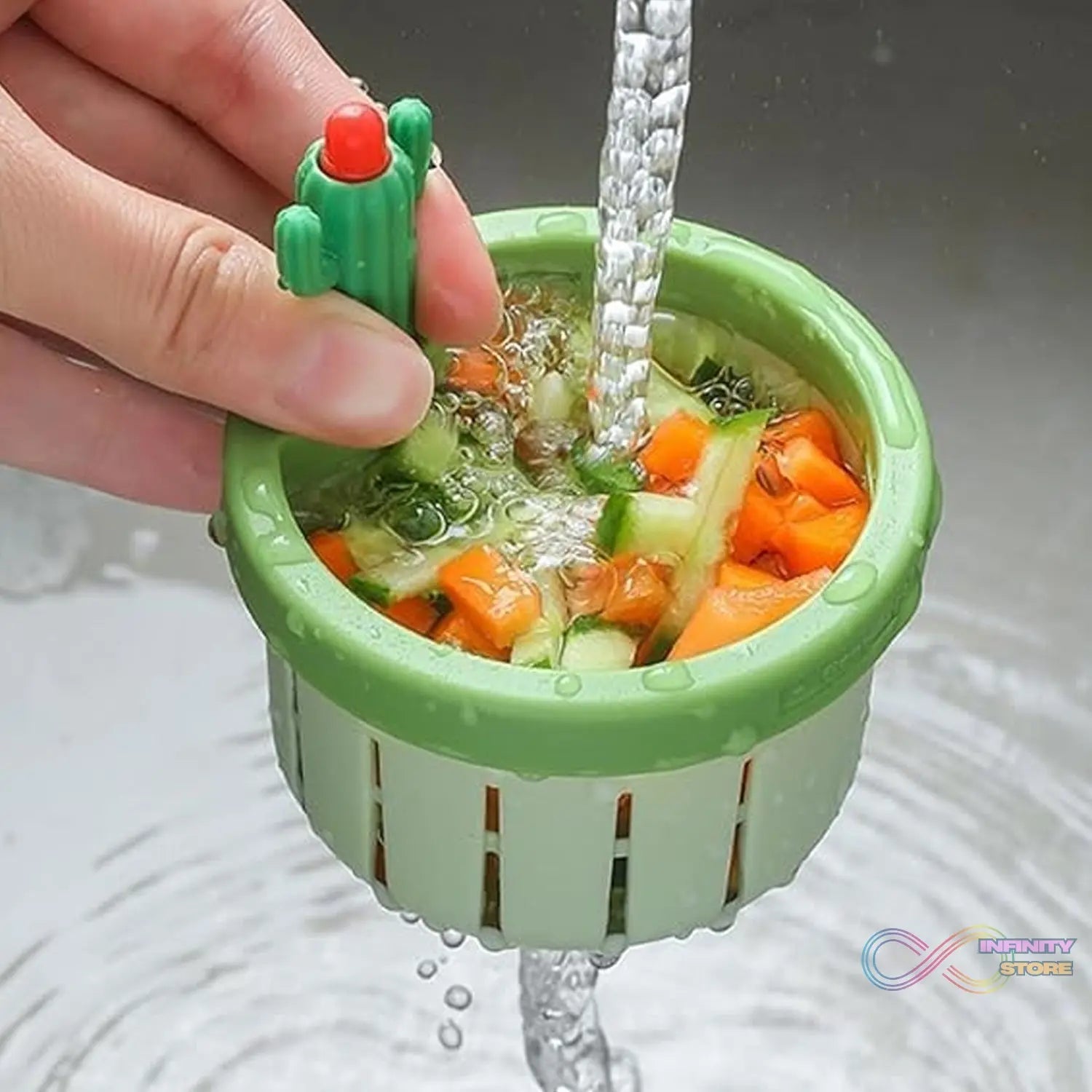 Plastic Kitchen Sink Drain Strainer (1 Pc) - infinityexculsivestore.com
