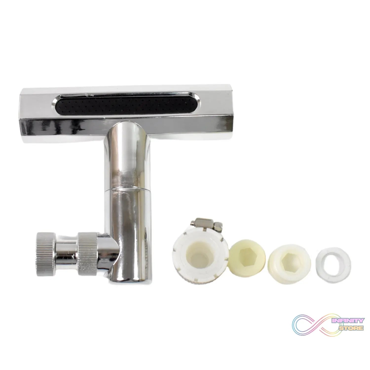 Plastic Multifunctional Universal Shower Head - Adjustable, High Pressure & Water Saving (1 Pc) - infinityexculsivestore.com