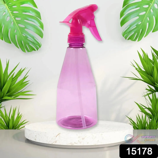 Plastic Multipurpose Home & Garden Water Spray Bottle for Cleaning Pack (414 ML / 1 Pc) - infinityexculsivestore.com