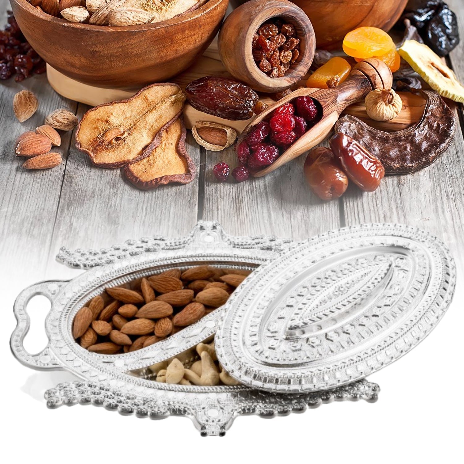 Unique peacock design serving tray for home dรฉcor