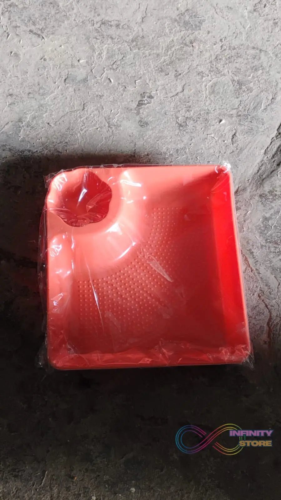 Plastic Plates with Dipping Saucer & Round Dip Part (1 Pc / 18×16 Cm / 1 Pc) - infinityexculsivestore.com