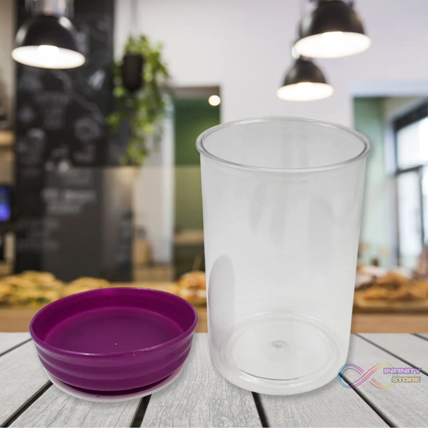 Plastic Premium Quality Kitchen Food Containers Set (1200ml Approx, Set Of 2 Pc) - infinityexculsivestore.com