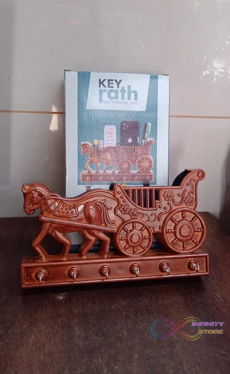 Plastic Rath Design Plastic 6 Hook Key Holder (1 Pc) - infinityexculsivestore.com