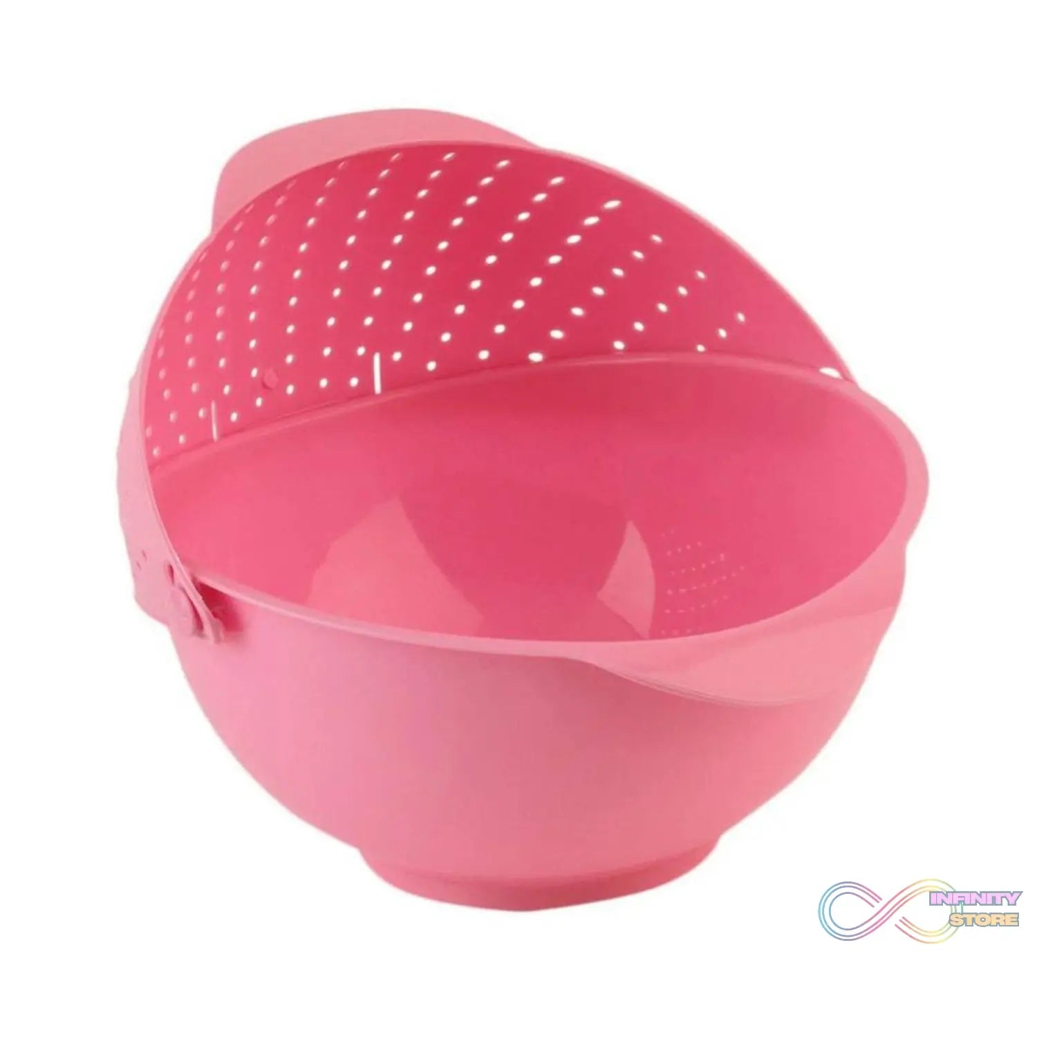 Colorful wash basket with rotating design