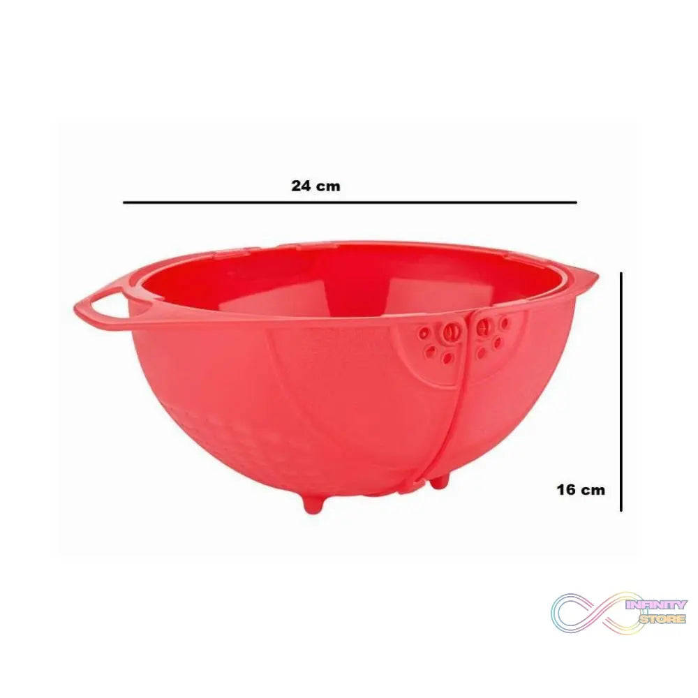 Plastic basket for washing vegetables and fruits