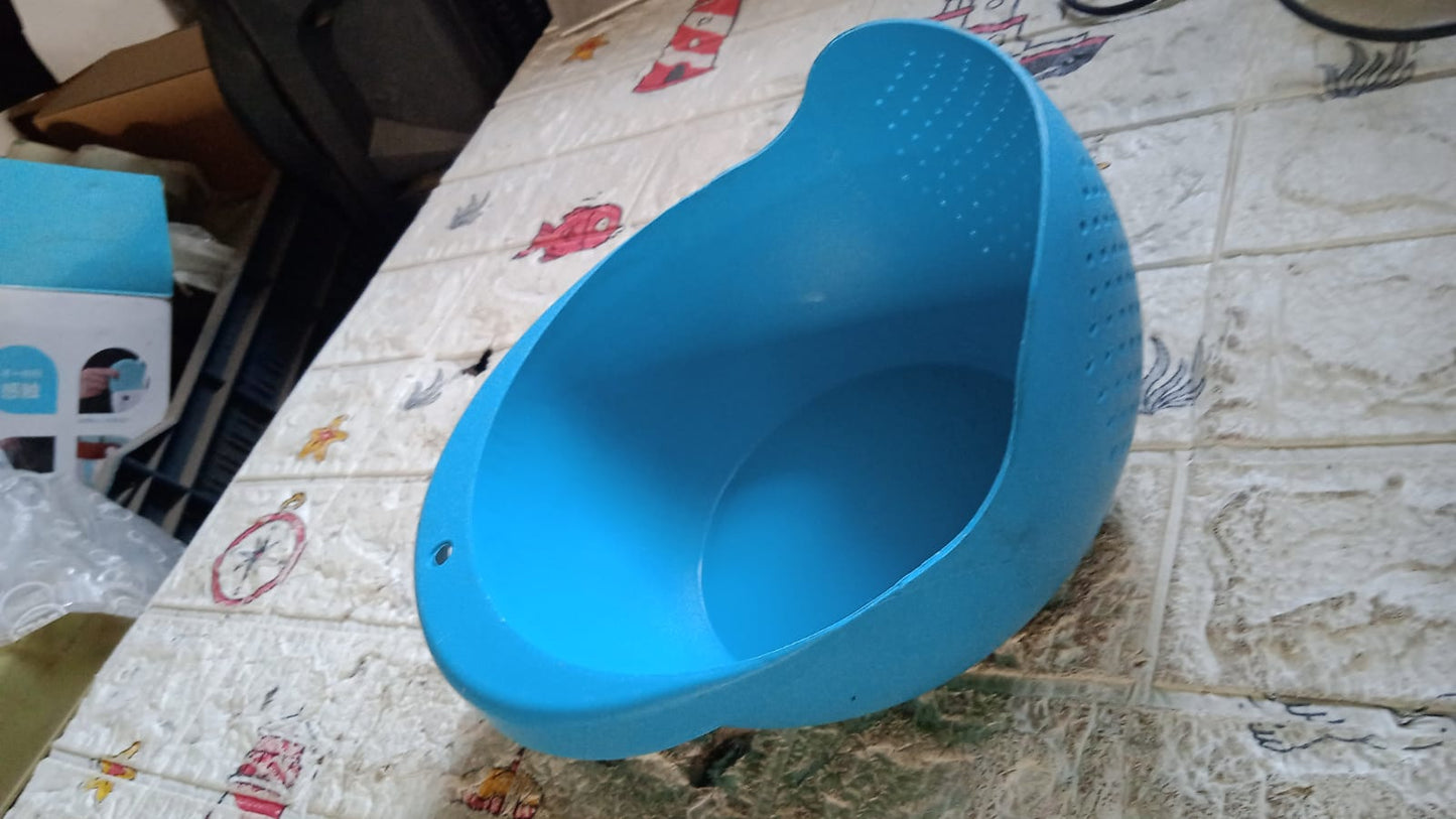 Plastic Rice Bowl / Food Strainer Thick Drain Basket for Rice, Vegetable & Fruit, Strainer Colander, Fruit Basket, Pasta Strainer, Washing Bowl (1 pc ) - infinityexculsivestore.com