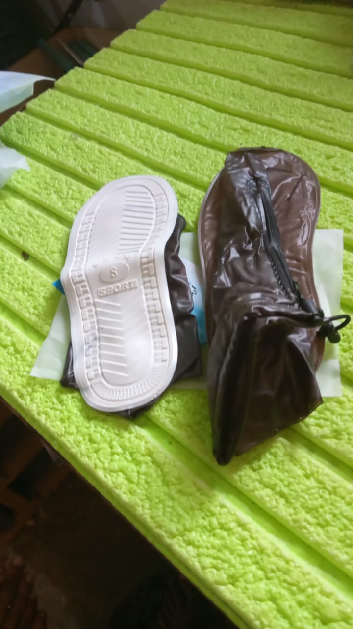 Plastic Shoes Cover Reusable Anti - Slip Boots Zippered Overshoes Covers Transparent Waterproof Snow Rain Boots for Kids / Adult Shoes, for Rainy Season (1 Pair / Small Size) - infinityexculsivestore.com