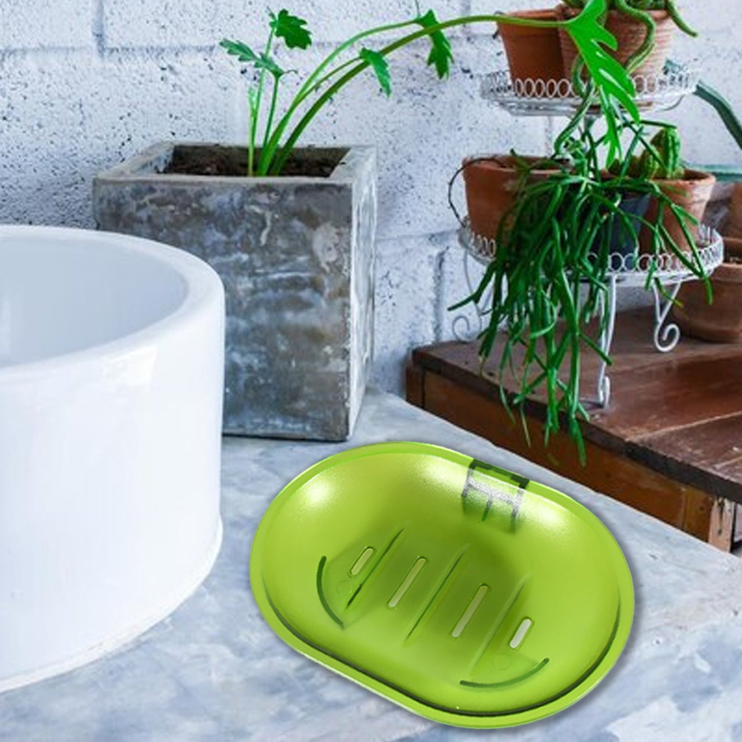 Plastic Soap Dish Holder for Bathroom Shower Wall Mounted Self Adhesive Soap Holder Saver Tray - Plastic Sponge Holder for Kitchen Storage Rack Soap Box, Bathroom - infinityexculsivestore.com