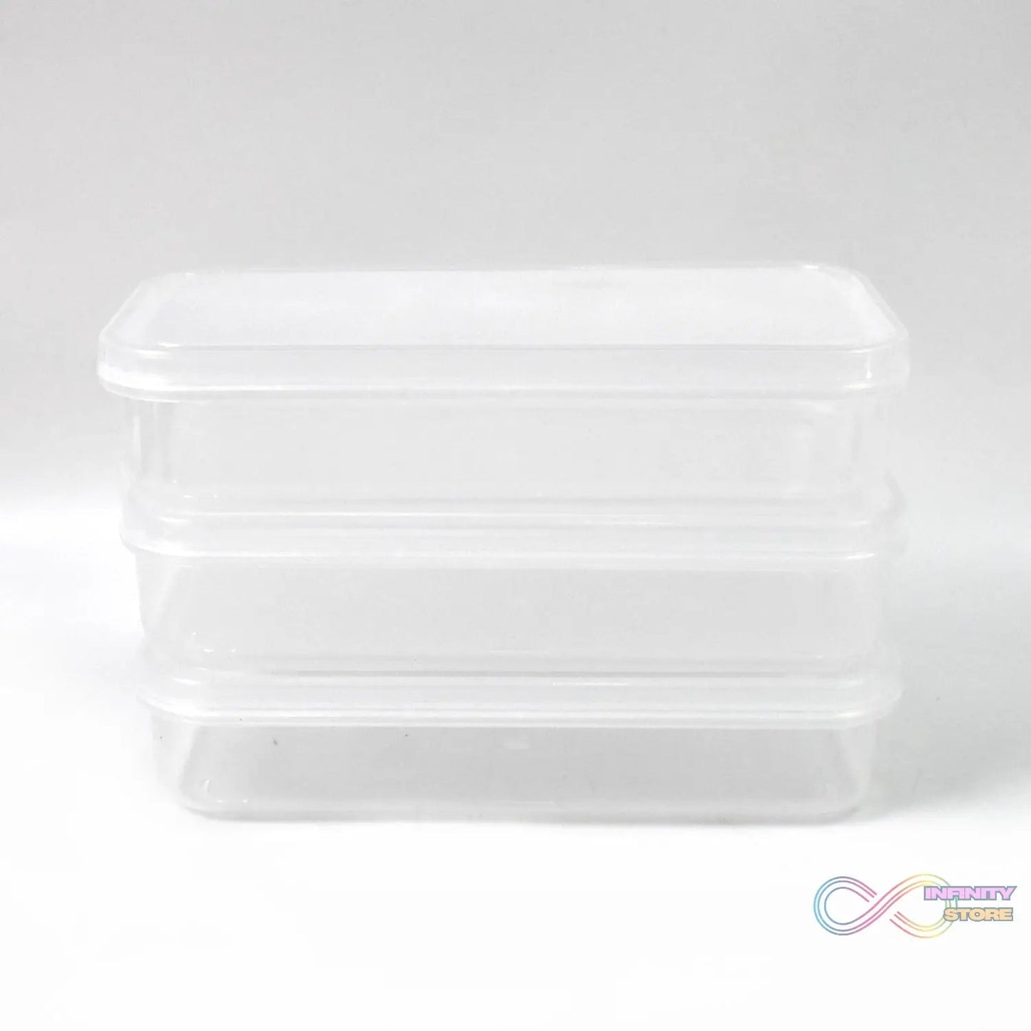 Plastic Square Lunch Box, Kitchen Containers Set (3 Pcs Set) - infinityexculsivestore.com