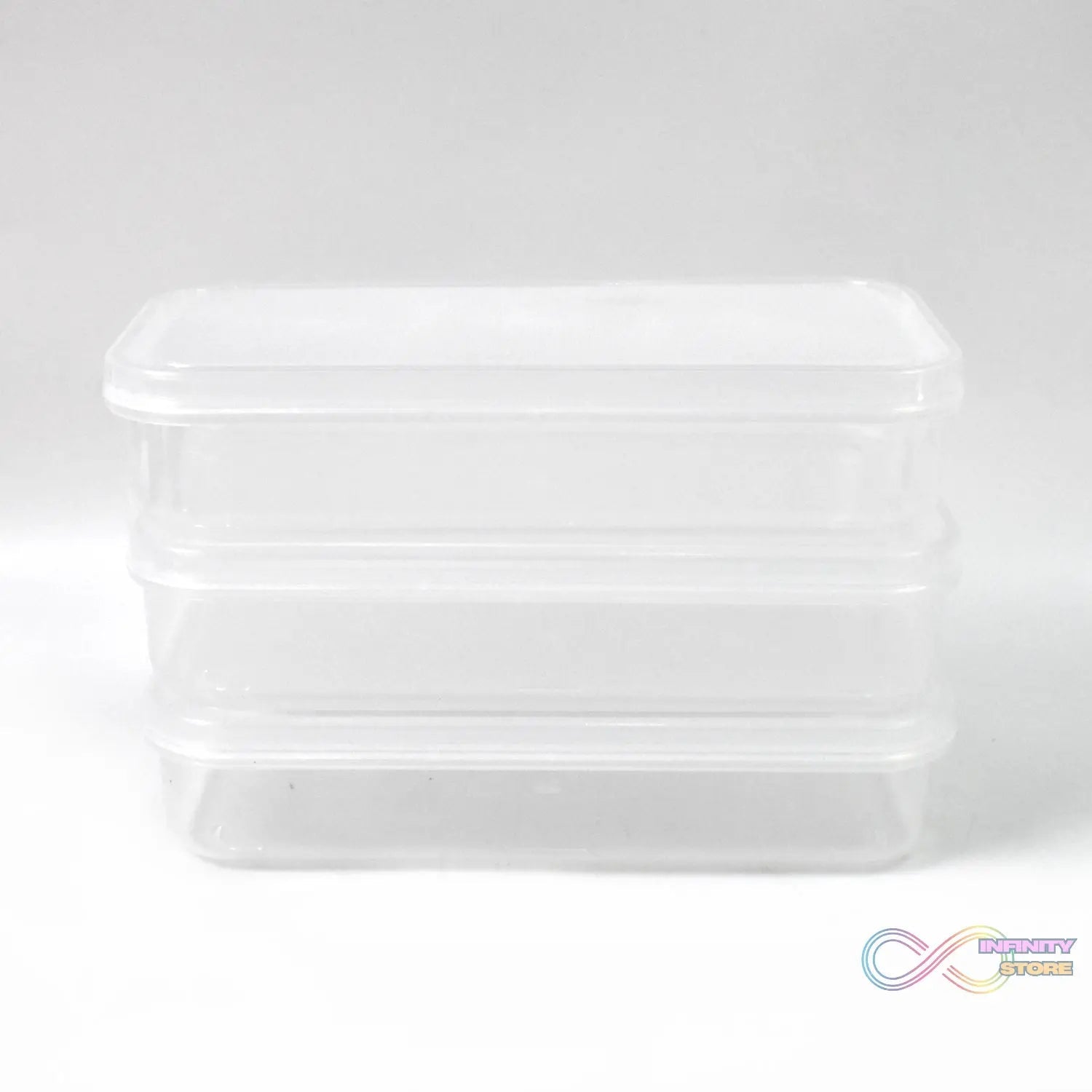 Plastic Square Lunch Box, Kitchen Containers Set (3 Pcs Set) - infinityexculsivestore.com