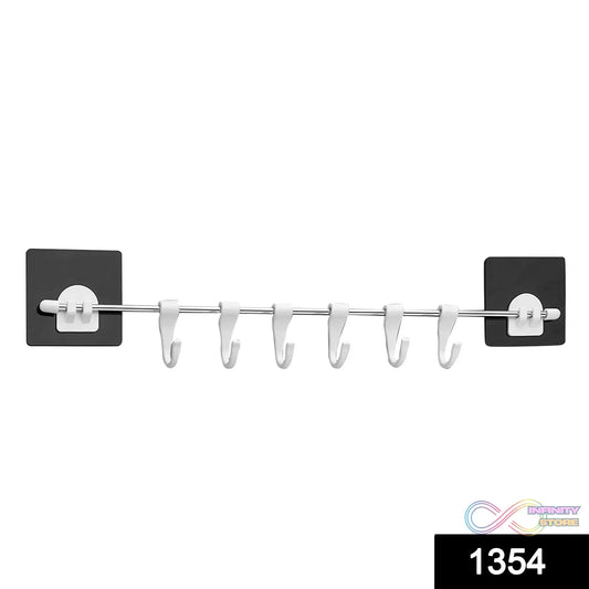 Self-adhesive plastic hanger hooks, versatile and easy to install.