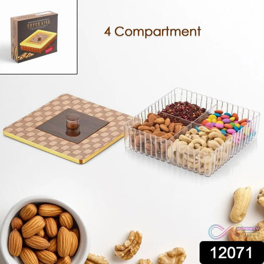 Plastic Super King Exclusive Mukhavasdani Dry Fruit boxes (1 Pc) - infinityexculsivestore.com