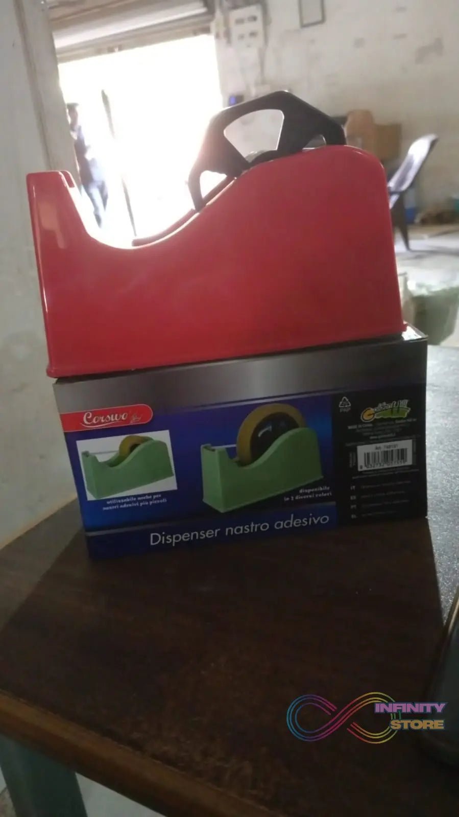 Plastic Tape Dispenser (1 pc / 640 Gm) - infinityexculsivestore.com