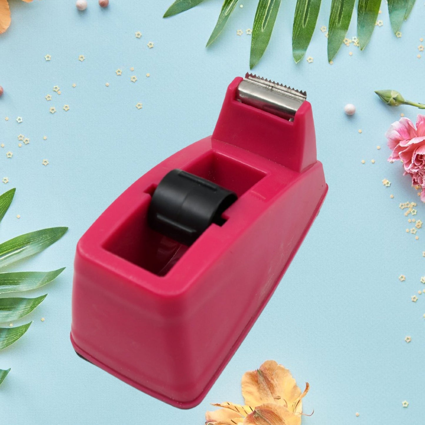 Plastic Tape Dispenser Cutter for Home Office use, Tape Dispenser for Stationary, Tape Cutter Packaging Tape School Supplies (1 pc / 273 Gm) - infinityexculsivestore.com