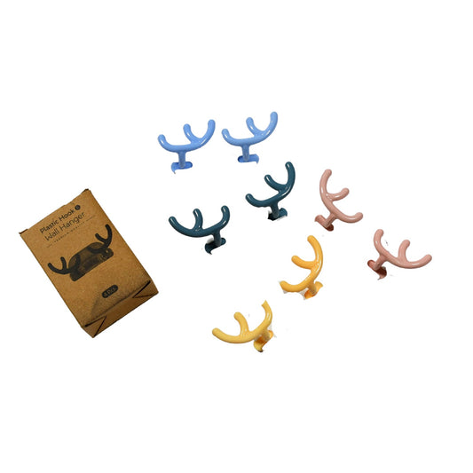 Plastic Wall Hanger Hook Wall Adhesive Hook Premium Quality Wall Hook (Pack Of 4pc) - infinityexculsivestore.com