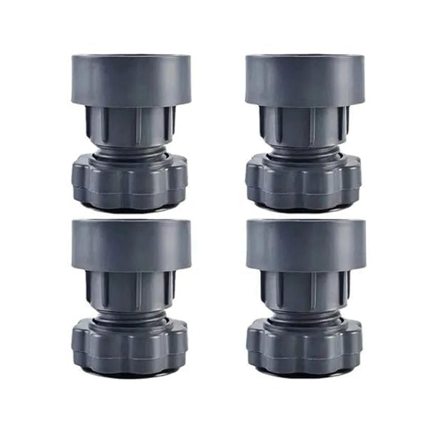 Plastic Washing Machine Vibration Feet , Adjustable Highly Non - Slip Support Anti Vibration Walk Shock Absorber Noise Cancelling Furniture Lifting Base (4 Pcs Set) - infinityexculsivestore.com