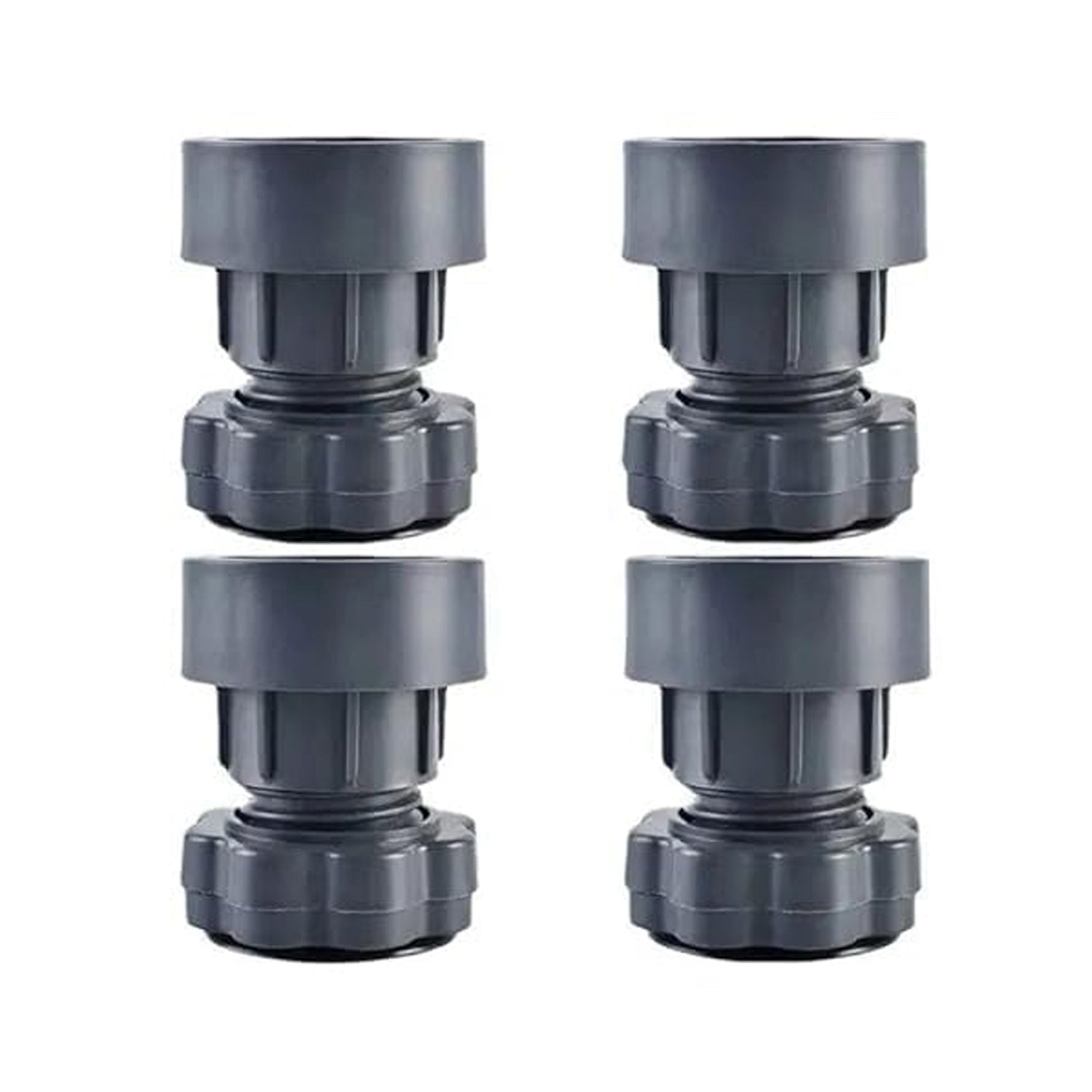 Plastic Washing Machine Vibration Feet , Adjustable Highly Non - Slip Support Anti Vibration Walk Shock Absorber Noise Cancelling Furniture Lifting Base (4 Pcs Set) - infinityexculsivestore.com