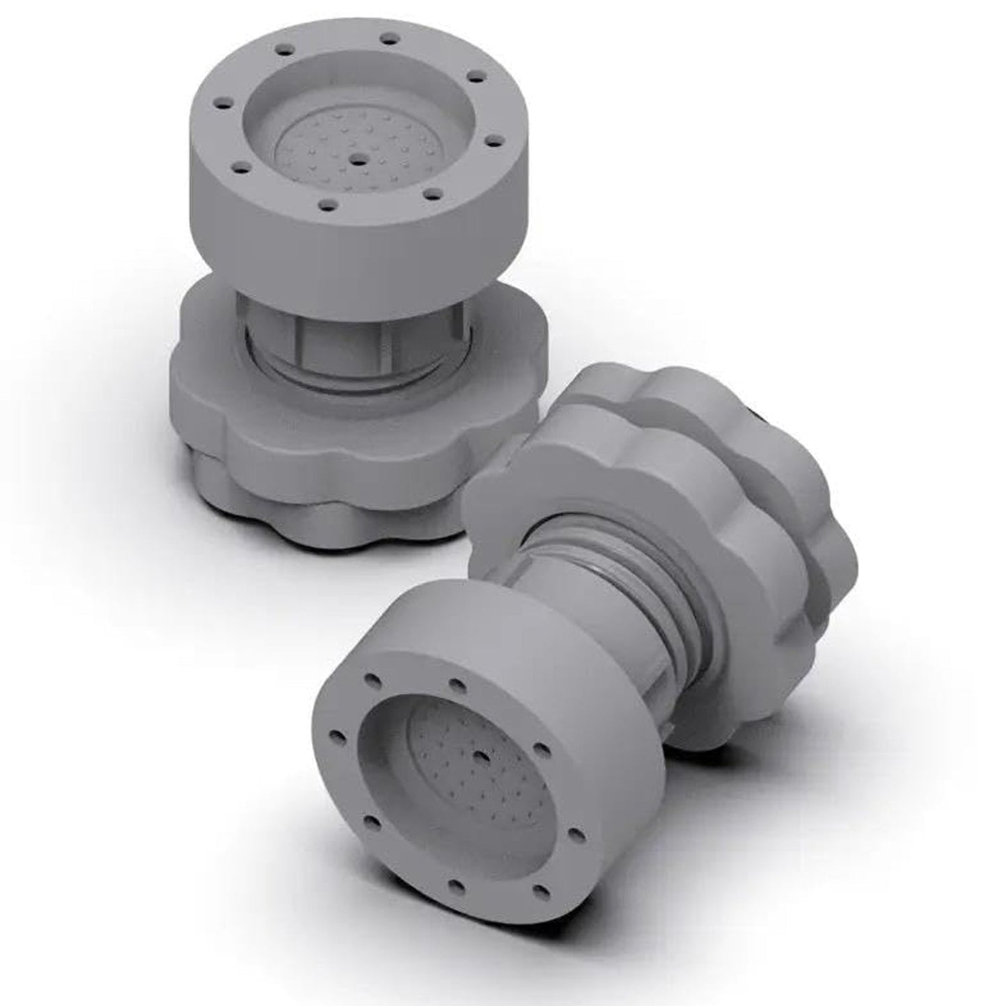Plastic Washing Machine Vibration Feet , Adjustable Highly Non - Slip Support Anti Vibration Walk Shock Absorber Noise Cancelling Furniture Lifting Base (4 Pcs Set) - infinityexculsivestore.com